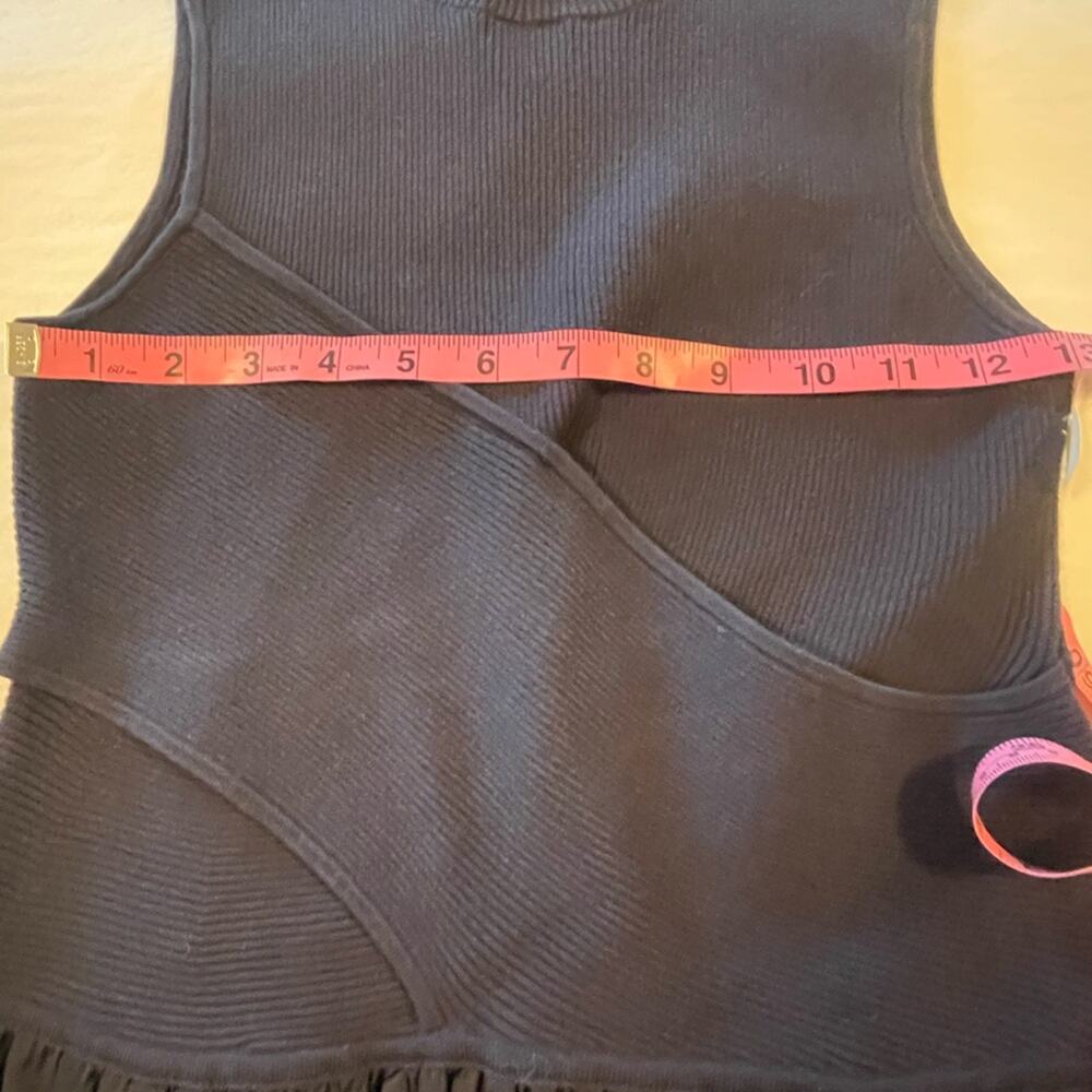 NWOT: Derek Lam 10 Crosby Sleeveless Pleated Mixed-Media dress Size Small - Picture 6 of 8